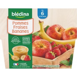 Blédina Pommes Fraises Bananes