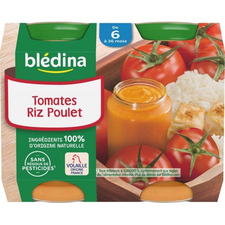 Blédina Tomates Riz Poulet