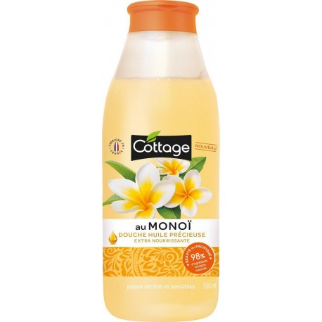 Cottage Douche Huile Précieuse Extra Nourrissante au Monoï 560ml