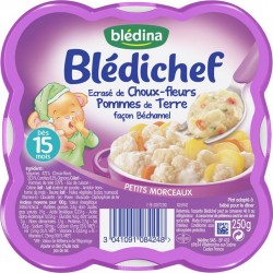 Blédina Blédichef Ecrasé de Choux-Fleurs Pommes de Terre Façon Béchamel