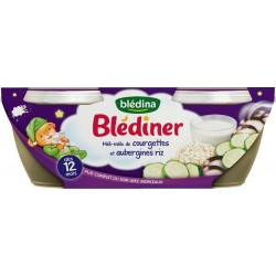 Blédina Blédiner Méli-Mélo de Courgettes et Aubergines Riz