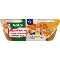 Blédina Idées de Maman Douceur de Butternut Boulghour Dinde