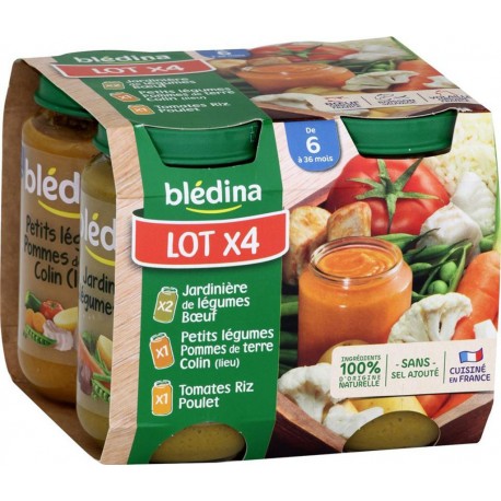 Blédina Assortiment Pots Salés