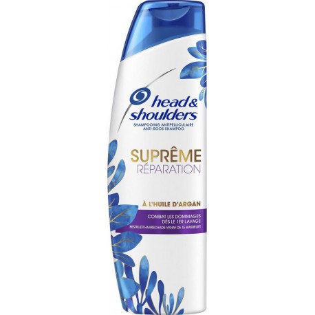 Head & Shoulders Shampooing Antipelliculaire Suprême Réparation à l’Huile d’Argan 255ml