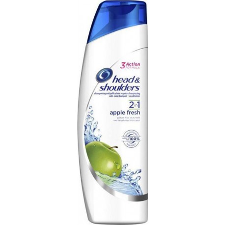 Head & Shoulders Shampooing Antipelliculaire + Après Shampooing 2 in 1 Apple Fresh 255ml