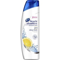 Head & Shoulders Shampooing Antipelliculaire + Après Shampooing 2 in 1 Citrus Fresh 255ml