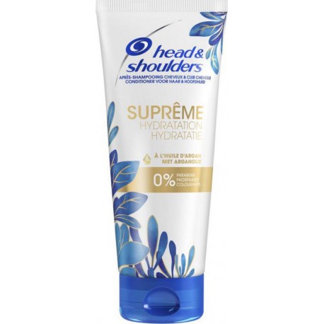 Head & Shoulders Après-Shampooing Antipelliculaire Suprême Hydratation à l’Huile d’Argan 220ml