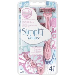 Gillette Simply Venus Rasoirs Jetables pour Femme par 4 Rasoirs