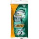 Bic Comfort 2 par 10 Rasoirs Jetables 2 Lames pour Homme avec Aloé + Vitamins