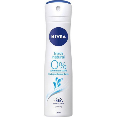 Nivea Déodorant Fresh Natural 0% Aluminum 48h Protection 150ml