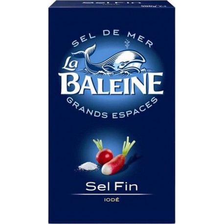 La Baleine Sel Fin Iodé 500g