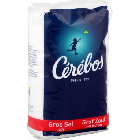 Cérébos Gros Sel Iodé 1Kg