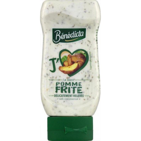 Bénédicta J’aime La Sauce Pomme Frite Délicatement Relevée 245g