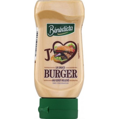 Bénédicta J’aime La Sauce Burger au Goût Relevé 260g