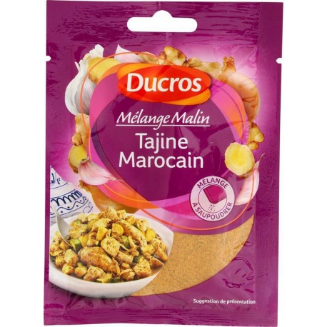 Ducros Mélange Malin Tajine Marocain à Saupoudrer 20g