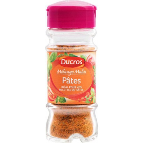 Ducros Mélange Malin Pâtes Idéal pour vos Recettes de Pâtes 30g