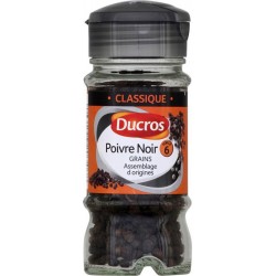 Ducros Classique Poivre Noir Grains Assemblage d’Origines 38g