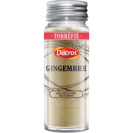 Ducros Torréfié Gingembre Idéal pour la Cuisine Thaï et Chinoise 32g