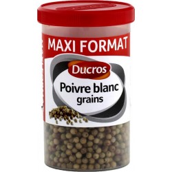 Ducros Poivre Blanc Grains Maxi Format 100g