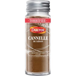 Ducros Torréfié Cannelle de Saïgon Idéal pour Plats Salés et Sucrés 40g