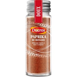 Ducros Torréfié Paprika de Hongrie Idéal pour Viandes à Rôtir et à Mijoter Doux 48g