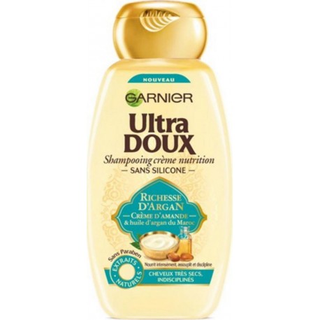 Garnier Ultra Doux Shampooing Crème Nutrition Richesse d’Argan 250ml