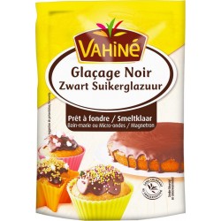 Vahiné Glaçage Noir Prêt à Fondre 120g