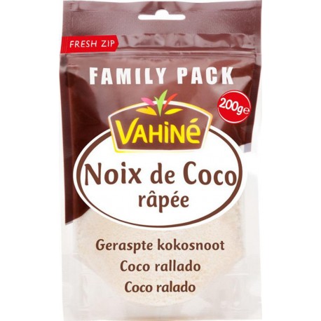 Vahiné Noix de Coco Râpée Family Pack Fresh Zip 200g