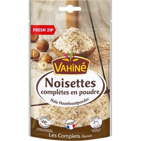 Vahiné Noisettes Complètes en Poudre Les Complets Fresh Zip 100g