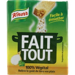 Knorr Bouillon Fait Tout 100% Végétal par 10 Cubes 100g