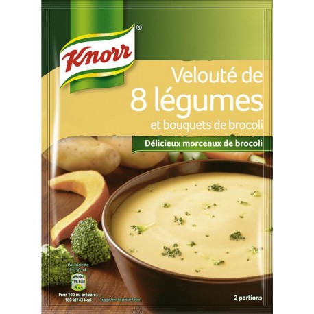 Knorr Velouté de 8 Légumes et Bouquets de Brocoli 69g