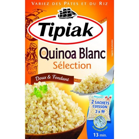 Tipiak Quinoa Blanc Sélection Doux & Fondant par 2 Sachet 240g