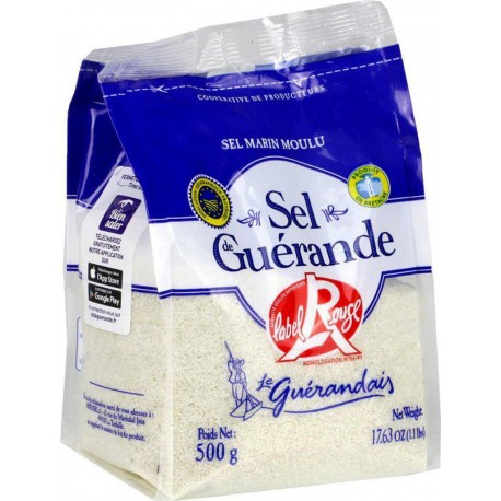 Le Guérandais Sel Marin Moulu Label Rouge 500g