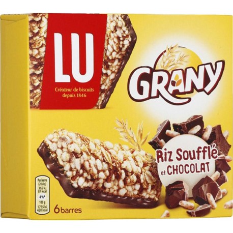 LU Grany Riz Soufflé et Chocolat 125g