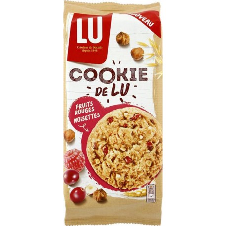 LU Cookie de LU Fruits Rouges Noisettes 160g