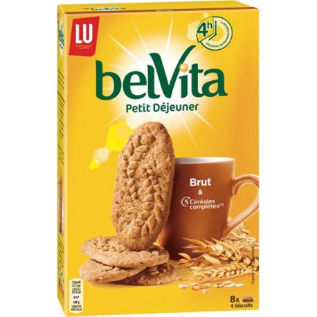 LU BelVita Petit Déjeuner Brut & 5 Céréales Complètes 400g