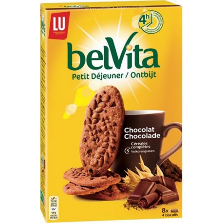 LU BelVita Petit Déjeuner Chocolat 5 Céréales Complètes 400g