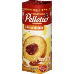 LU Les Gourmands Pelletier Le Toast Brioché Pur Beurre 150g