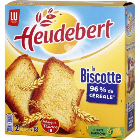 LU Heudebert La Biscotte 96% de Céréale 290g