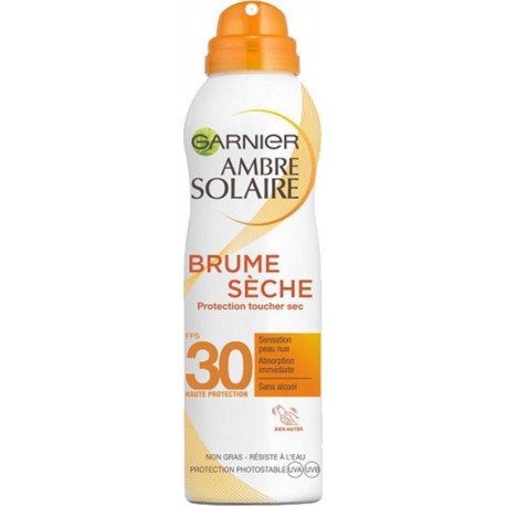 Garnier Ambre Solaire Brume Sèche FPS 30 Sensation Peau Nue 200ml