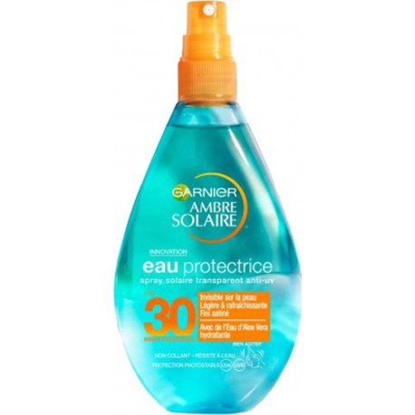 Garnier Ganier Ambre Solaire Innovation Eau Protectrice FPS 30 Spray Solaire Transparent Anti-UV 150ml