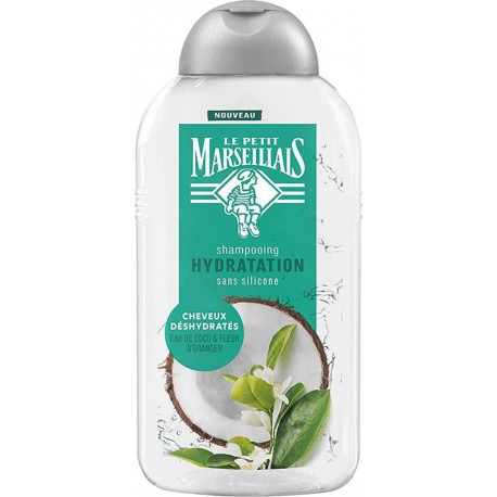 Le Petit Marseillais Shampooing Hydratation Sans Silicone Eau de Coco & Fleurs d’Oranger 250ml