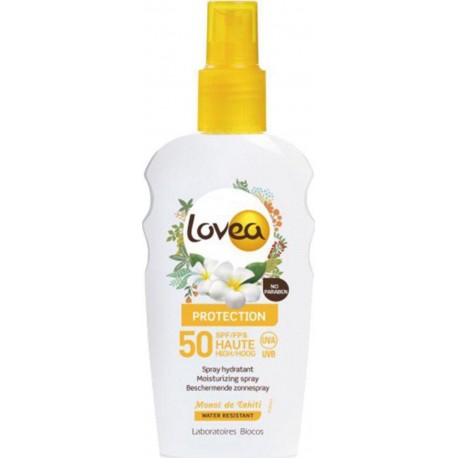 Lovea Spray Hydratant Protection SPF 50 Monoï de Tahiti Water Resistant 200ml