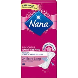 Nana Protège-Lingeries Extra Long Fraîcheur Quotidienne x24