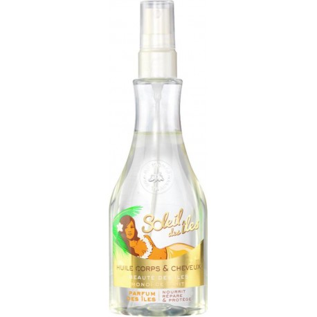 Soleil Des Îles Huile Corps & Cheveux Monoï de Tahiti Parfum des Îles 150ml