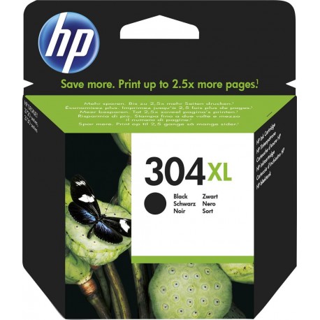 HP Cartouche d’Encre 304 XL 304XL BLACK Noir N9K08AE