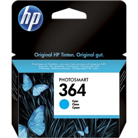 HP Cartouche d’Encre 364 Cyan