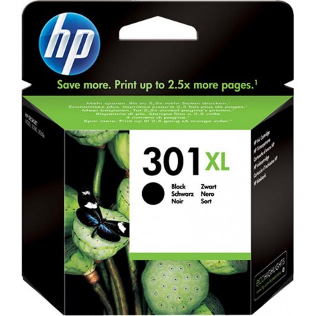 HP Cartouche d’Encre 301 XL Noir