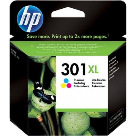 HP Cartouche d’Encre 301 XL Trois Couleurs