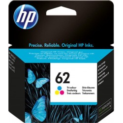 HP Cartouche d’Encre 62 Trois Couleurs